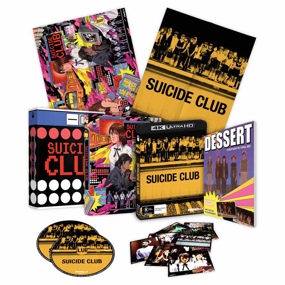 
  
  Suicide Club (Collector's Edition) 4K + Blu-Ray (Australia Import)
  
