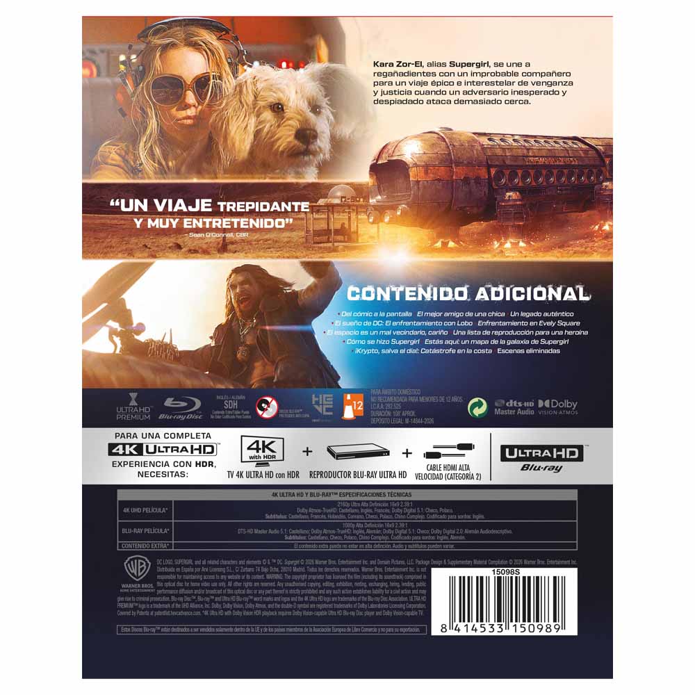 Supergirl - Edición Metálica 4K UHD + Blu-Ray