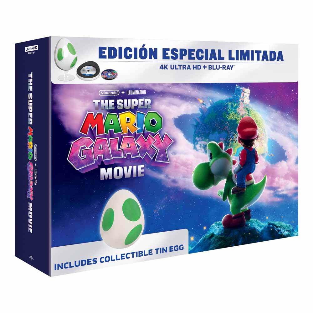 Super Mario Galaxy: La Película - Edición Especial Huevo Yoshi 4K UHD + Blu-Ray