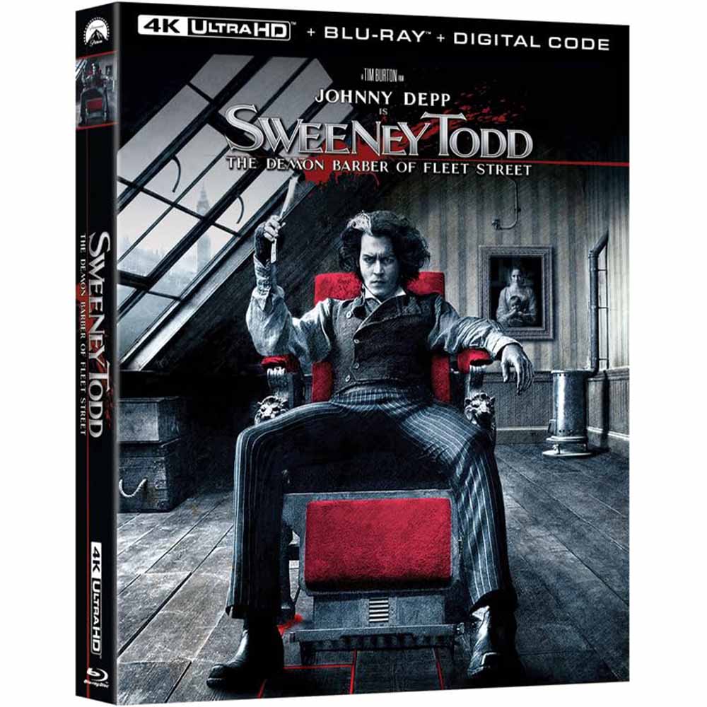 
  
  Sweeney Todd: The Demon Barber of Fleet Street 4K UHD + Blu-Ray (US Import)
  
