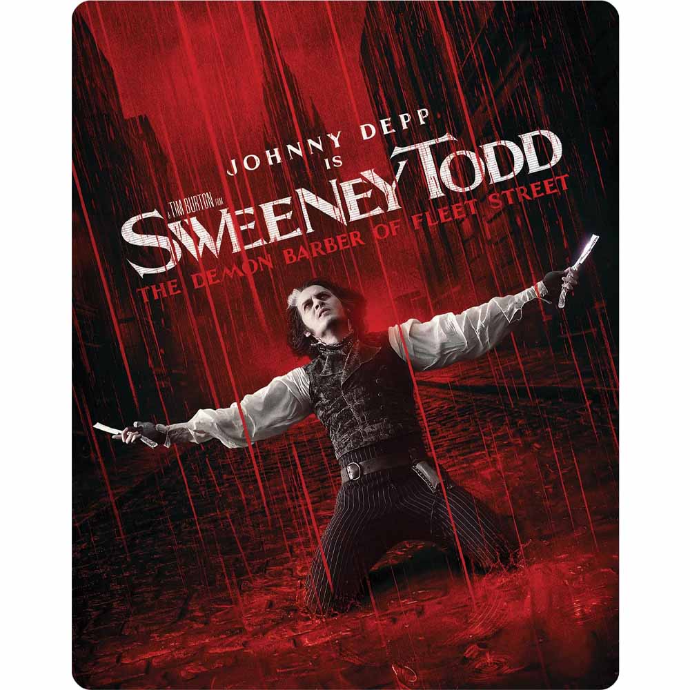 Sweeney Todd: The Demon Barber of Fleet Street (Steelbook) 4K UHD + Blu-Ray (US Import) Paramount