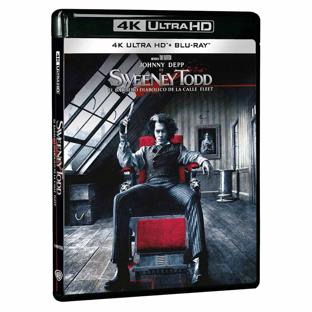 Sweeney Todd  - 4K UHD + Blu-Ray