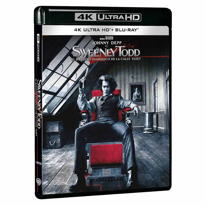 Sweeney Todd  - 4K UHD + Blu-Ray