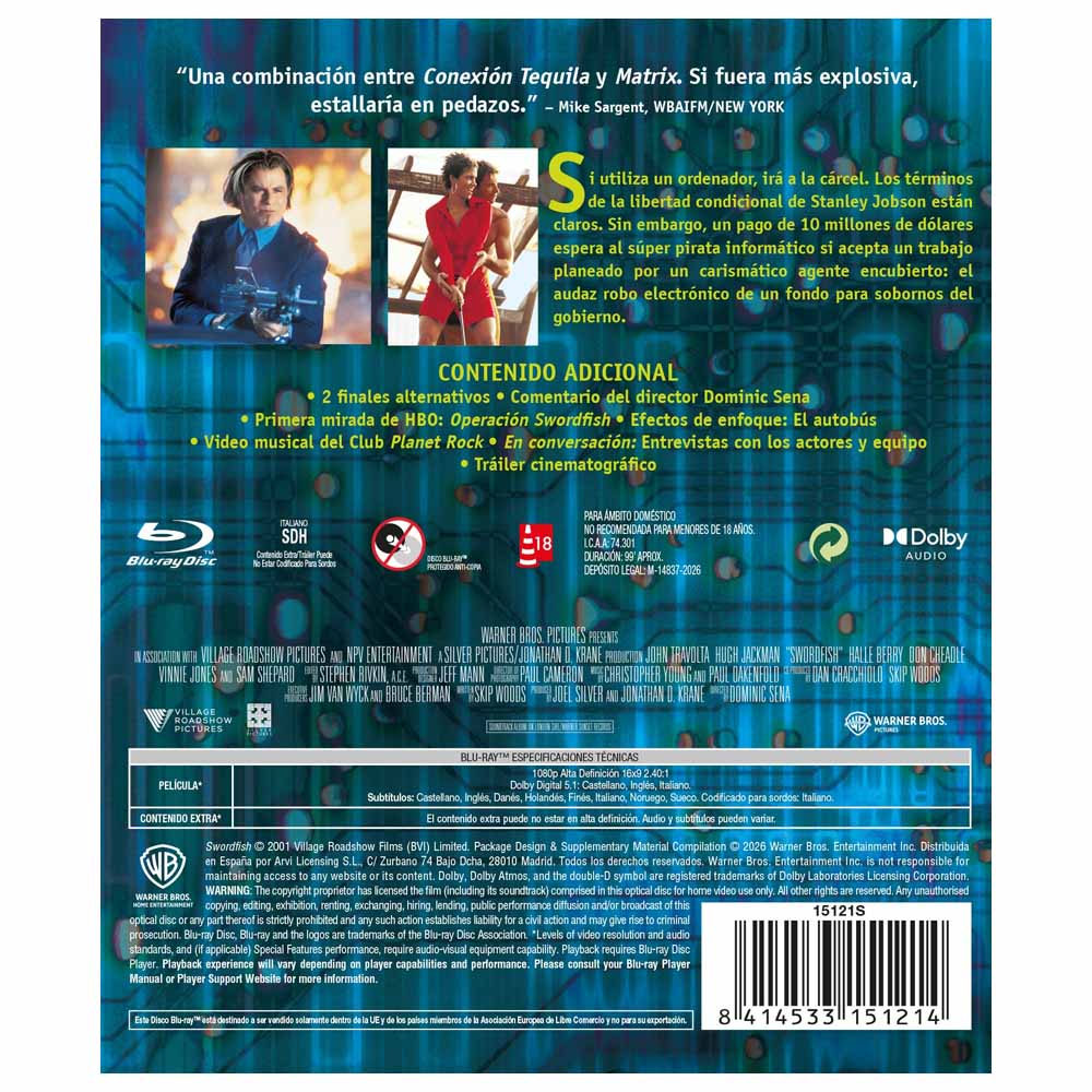 Operación Swordfish Blu-Ray