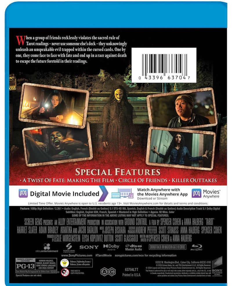 Tarot Blu-Ray (US Import)