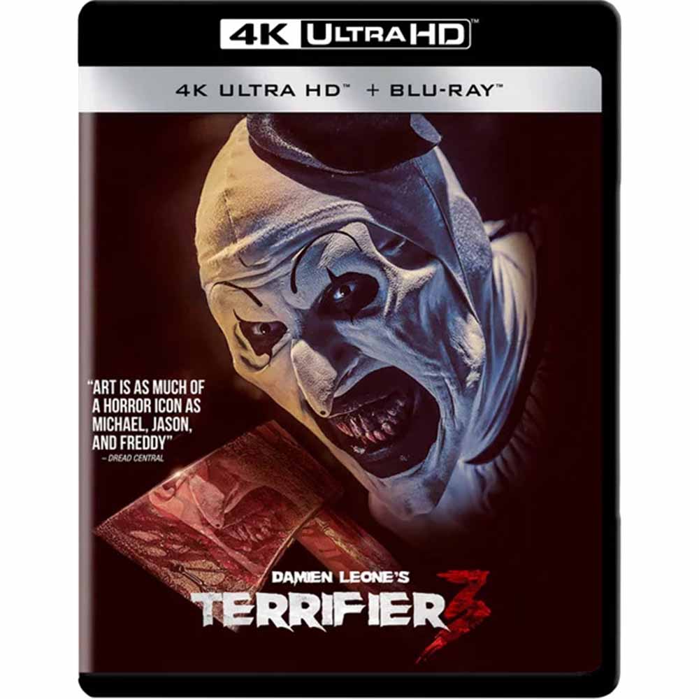 
  
  Terrifier 3 4K UHD + Blu-Ray (US Import)
  
