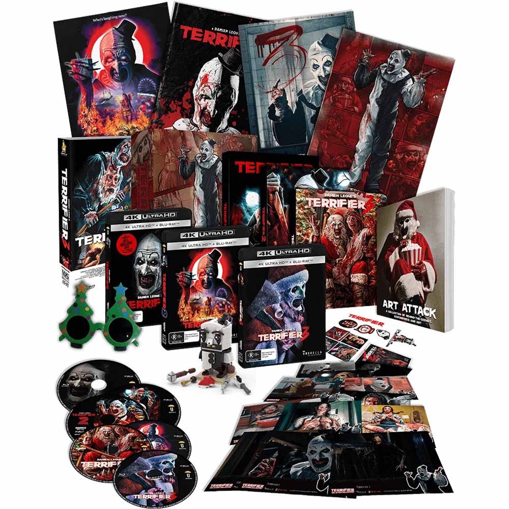 Art Attack: Terrifier (Collector's Edition) 4K UHD + Blu-Ray (Australia Import) Umbrella