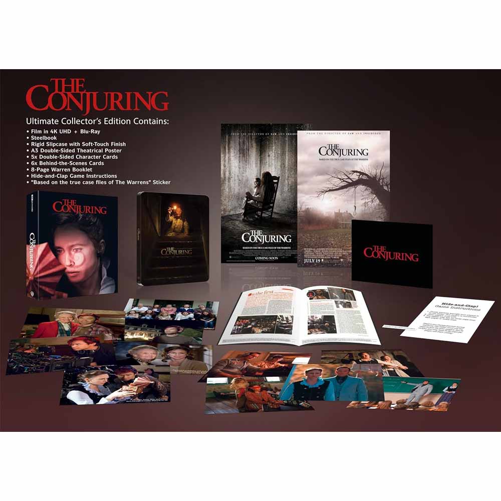 
  
  The Conjuring (Collector's Edition) Steelbook 4K UHD + Blu-Ray (UK Import)
  
