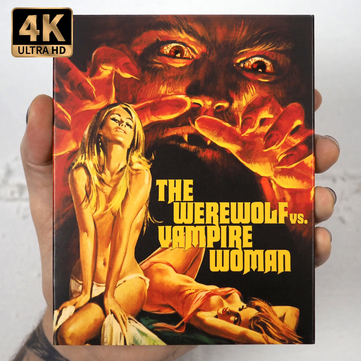 
  
  The Werewolf VS Vampire Woman (Limited Edition) (USA Import) 4K UHD + Blu-Ray
  
