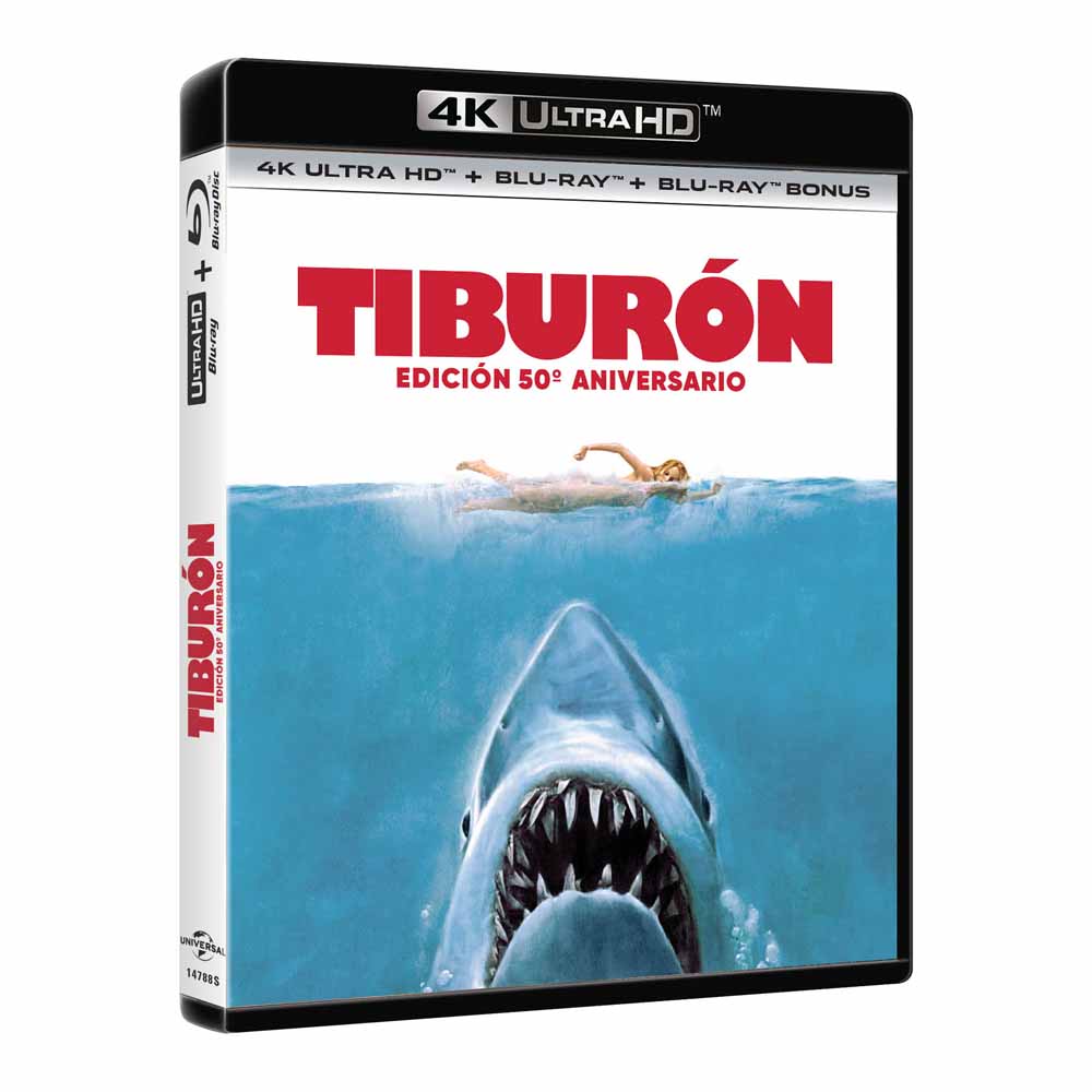 
  
  Tiburón - 50º Aniversario 4K UHD + Blu-Ray
  

