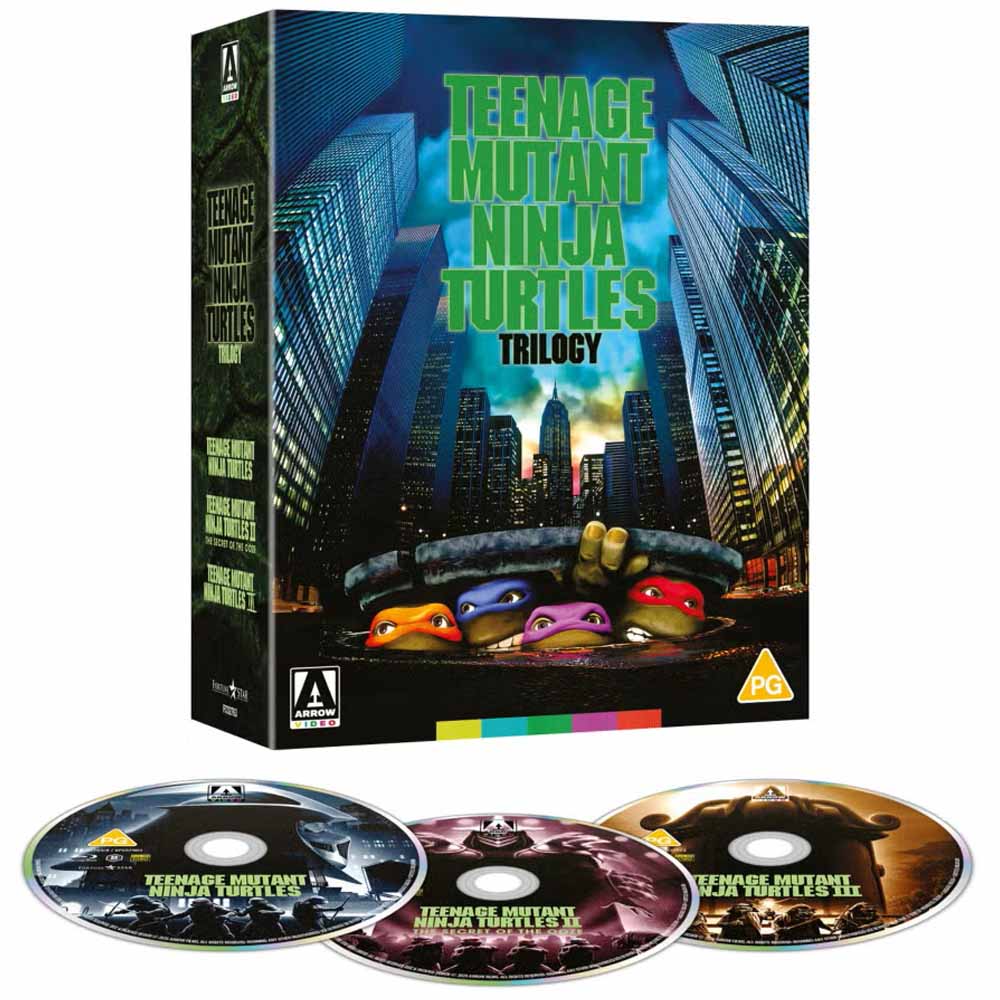 
  
  Teenage Mutant Ninja Turtles Trilogy (Limited Edition) Blu-Ray Box Set (UK Import)
  
