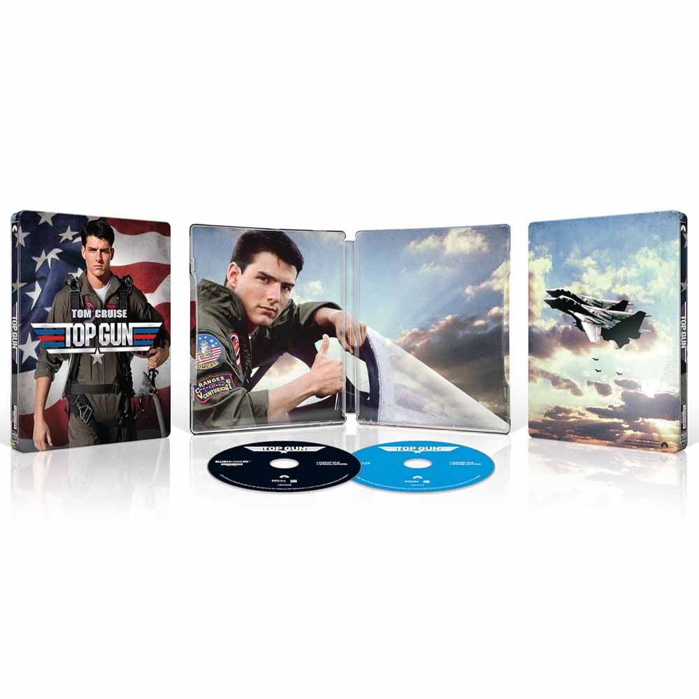 
  
  Top Gun (40th Anniversary Steelbook) 4K UHD + Blu-Ray (US Import)
  
