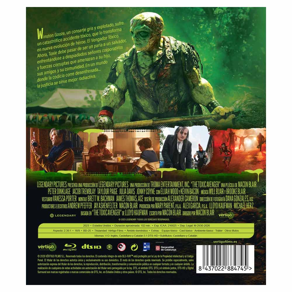 El Vengador Tóxico Blu-Ray