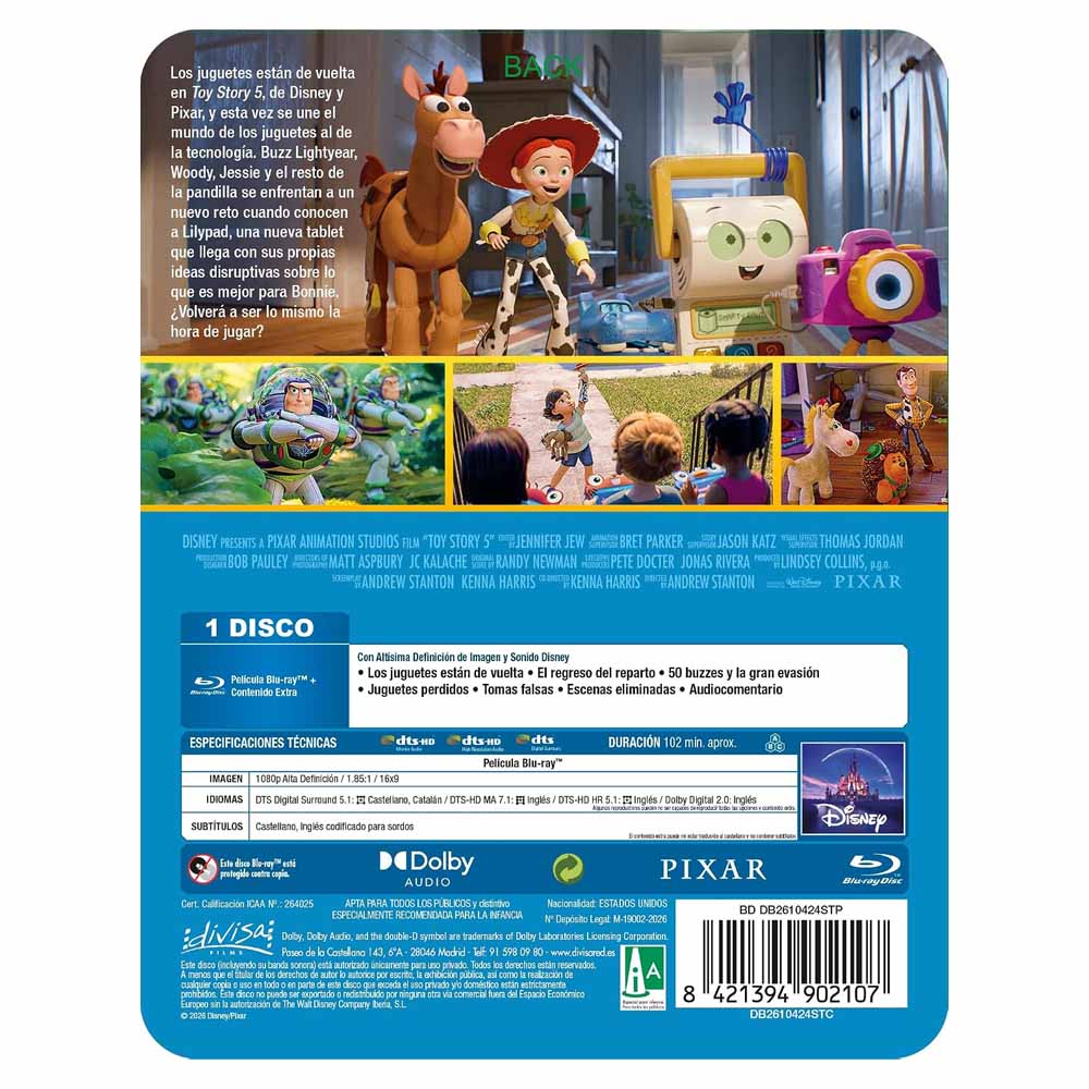 Toy Story 5 - Edición Metálica Blu-Ray