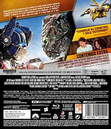 Transformers: El Despertar de las Bestias 4K UHD + Blu-Ray