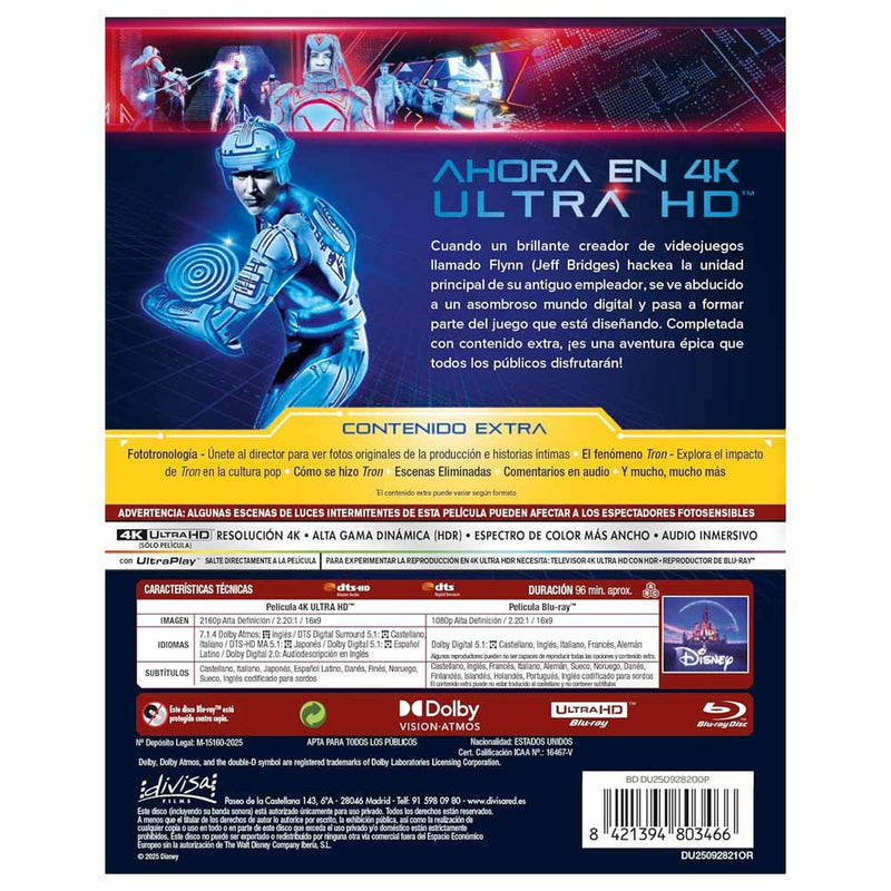 Tron 4K UHD + Blu-Ray