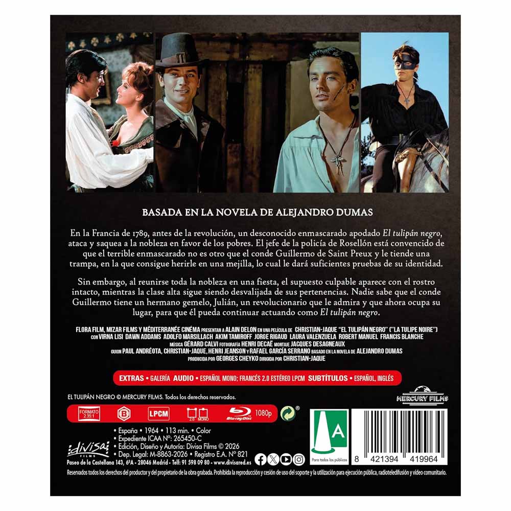 El tulipán negro Blu-Ray