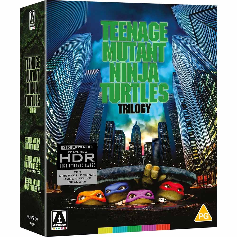 Teenage Mutant Ninja Turtles Trilogy (Limited Edition) 4K UHD Box Set (UK Import) Arrow
