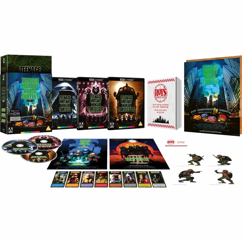 Teenage Mutant Ninja Turtles Trilogy (Limited Edition) 4K UHD Box Set (UK Import) Arrow