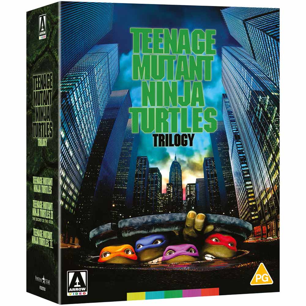 Teenage Mutant Ninja Turtles Trilogy (Limited Edition) Blu-Ray Box Set (UK Import) Arrow