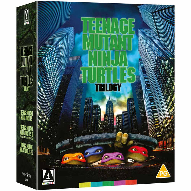 Teenage Mutant Ninja Turtles Trilogy (Limited Edition) Blu-Ray Box Set (UK Import) Arrow