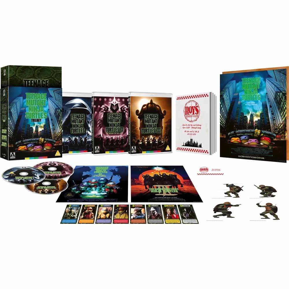Teenage Mutant Ninja Turtles Trilogy (Limited Edition) Blu-Ray Box Set (UK Import) Arrow