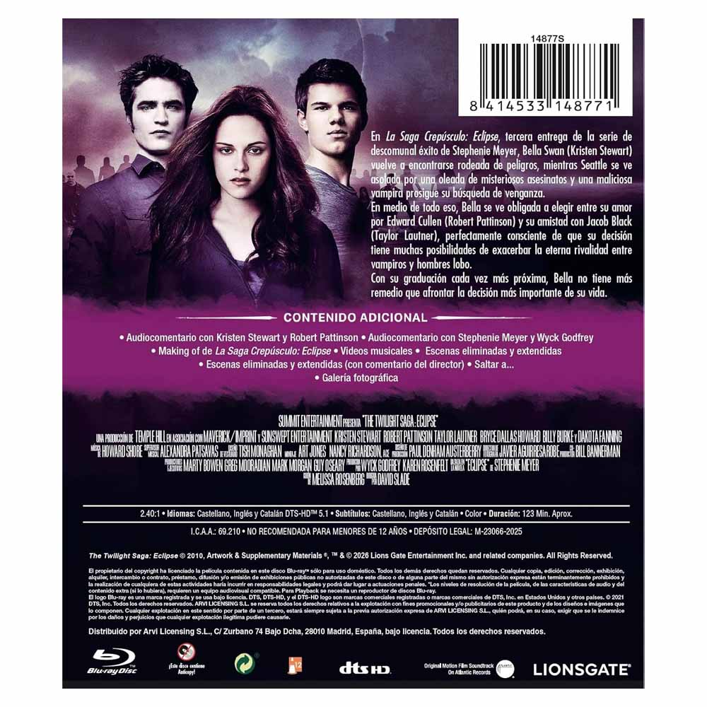 Crepúsculo: Eclipse - Blu-Ray