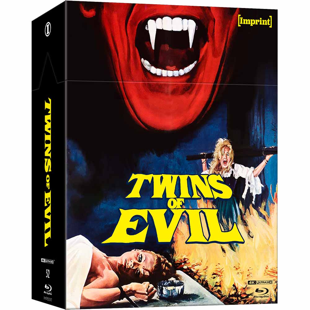 Twins of Evil (Limited Edition) 4K UHD + Blu-Ray Box Set (Australia Import) Imprint