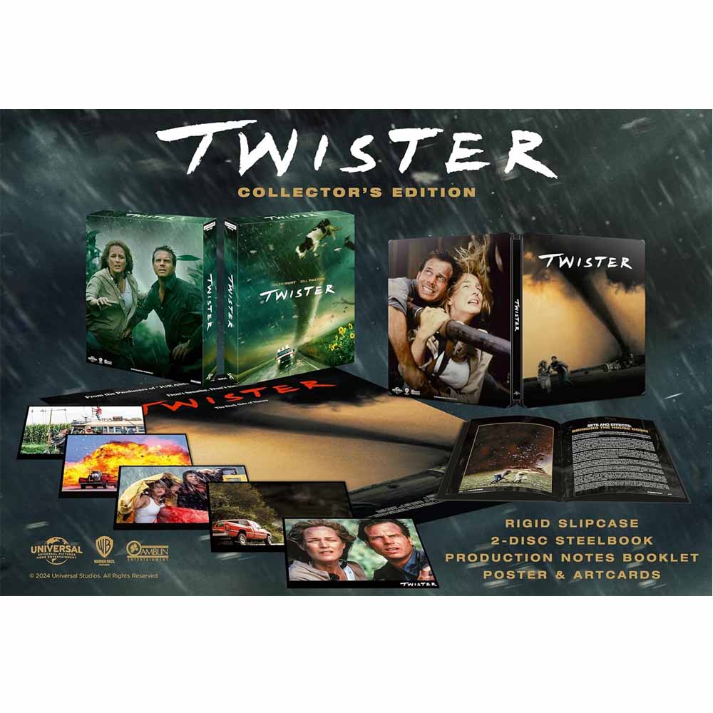 Twister Collector's Edition Steelbook 4K UHD + Blu-Ray (UK Import)