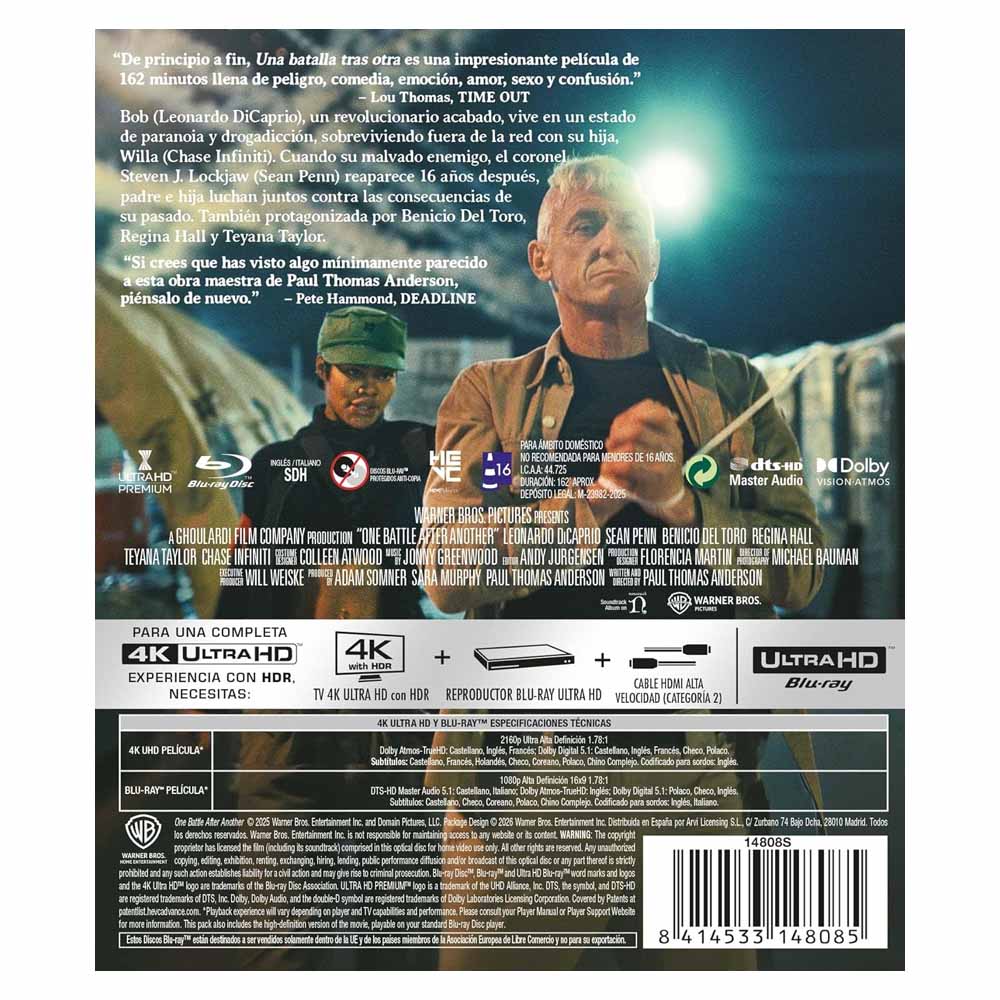Una Batalla tras Otra 4K UHD + Blu-Ray