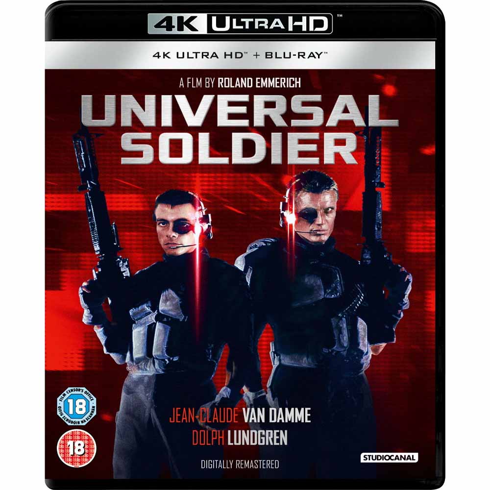 Universal Soldier 4K UHD + Blu-Ray (UK Import) StudioCanal