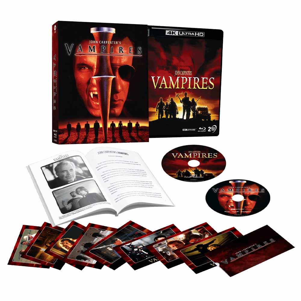 John Carpenter's Vampires (Limited Edition) 4K UHD + Blu-Ray Box Set (Australia Import) ViaVision