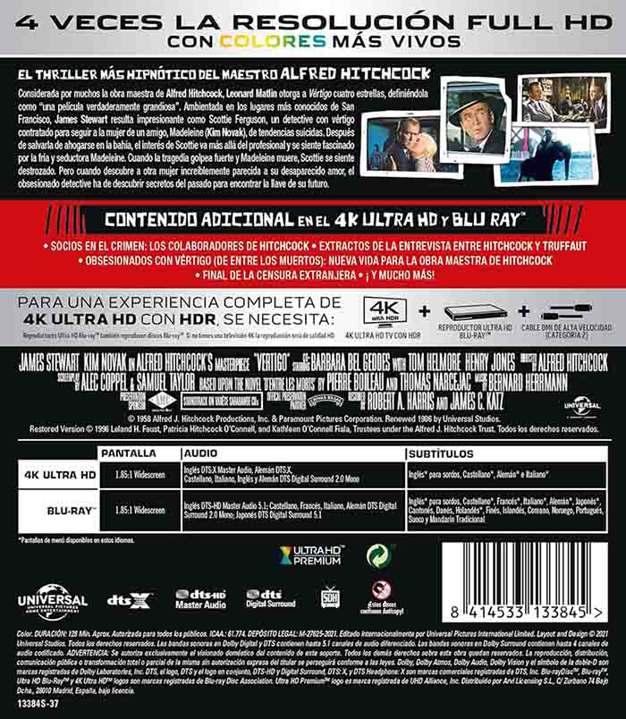 Vertigo 4K UHD + Blu-Ray