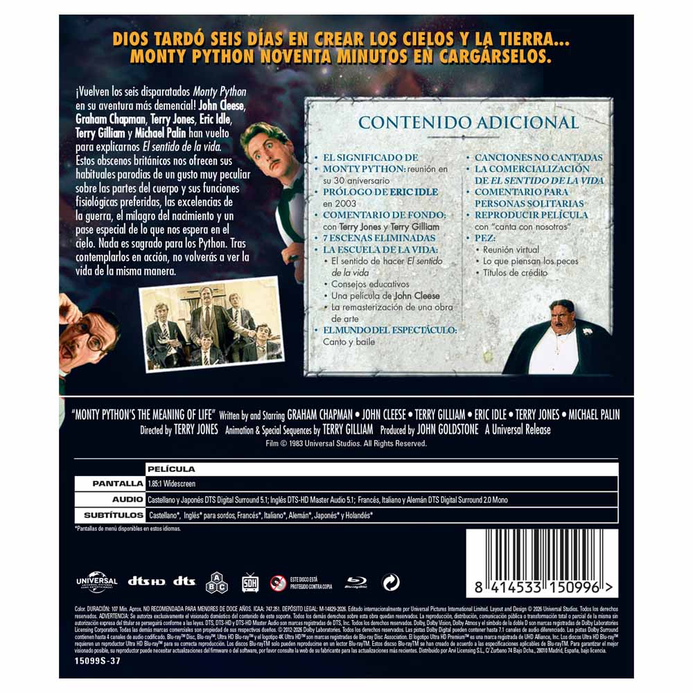 El Sentido de la Vida Blu-Ray