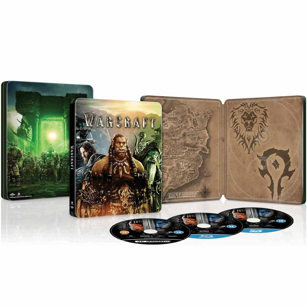 Warcraft (10th Anniversary Steelbook) 4K UHD + Blu-Ray (UK Import)