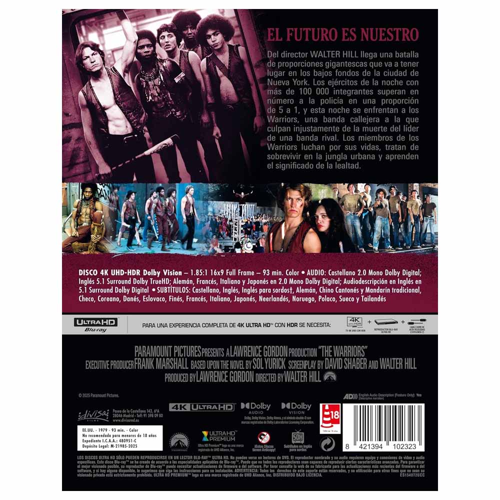 The Warriors (Los Amos de la Noche) - Edición Coleccionista 4K UHD