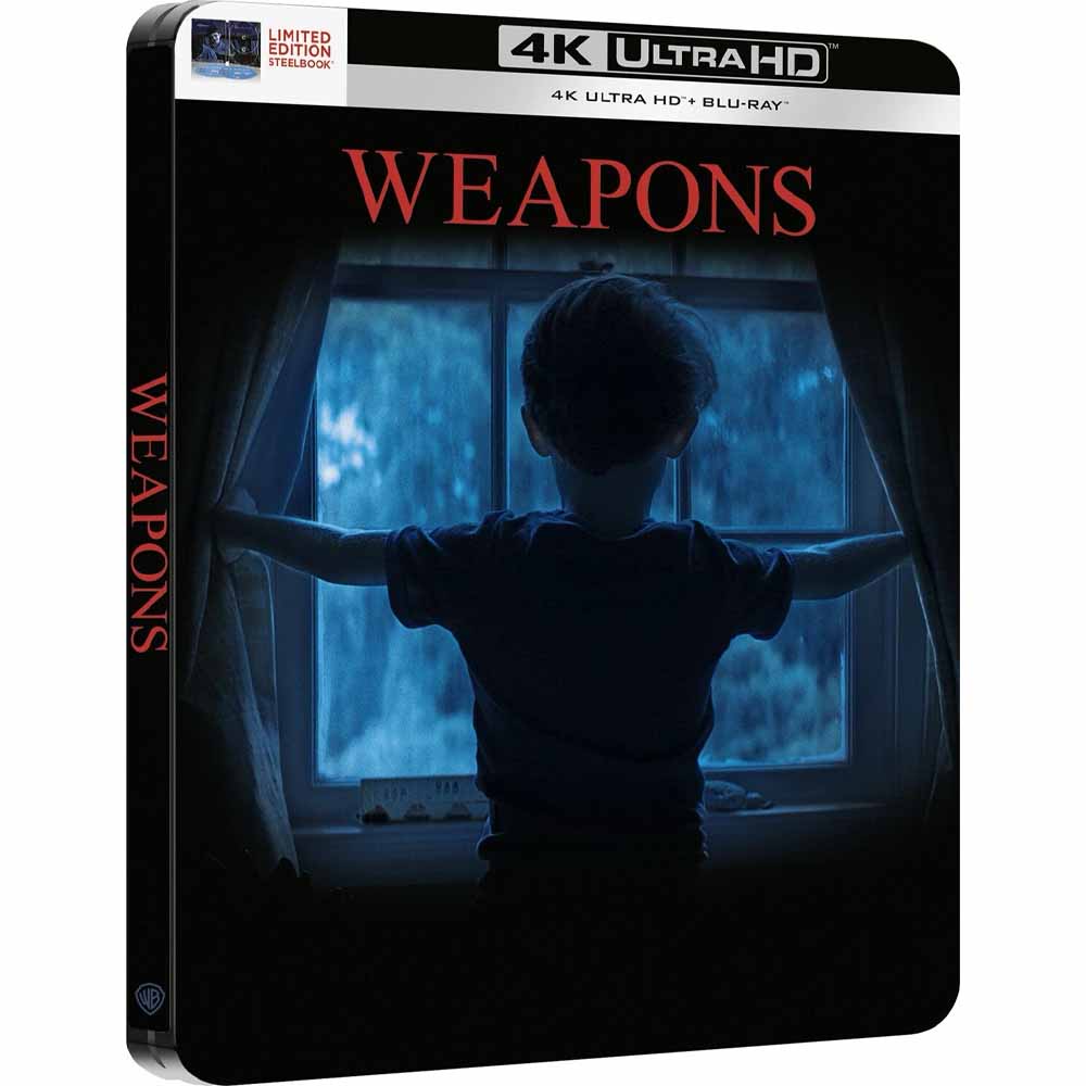 
  
  Weapons 4K UHD + Blu-Ray Steelbook (UK Import)
  
