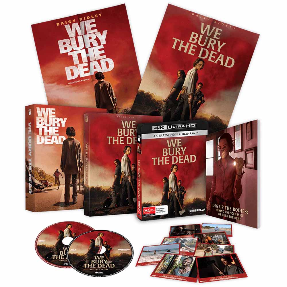 
  
  We Bury the Dead (Collector's Edition) 4K UHD + Blu-Ray (Australia Import) *dañado - ver foto*
  
