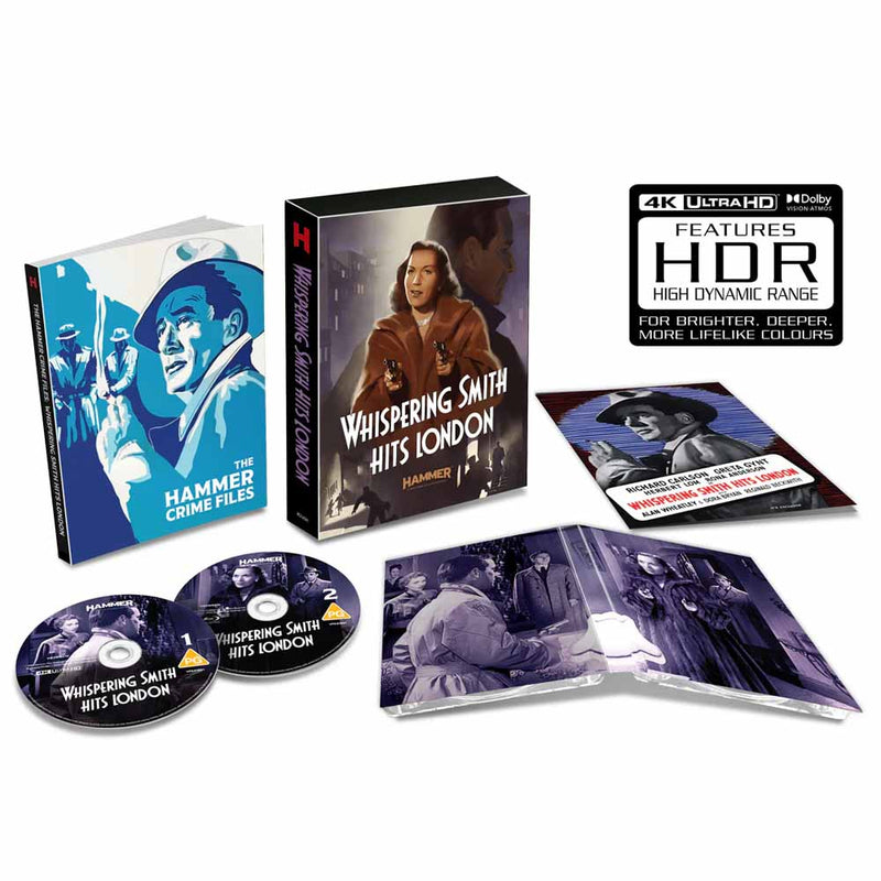 Whispering Smith Hits London (Limited Collector's Edition) 4K UHD + Blu-Ray (UK Import) Hammer Films