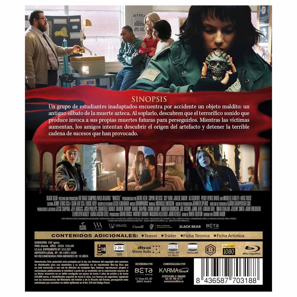 Whistle, el silbido del mal Blu-Ray