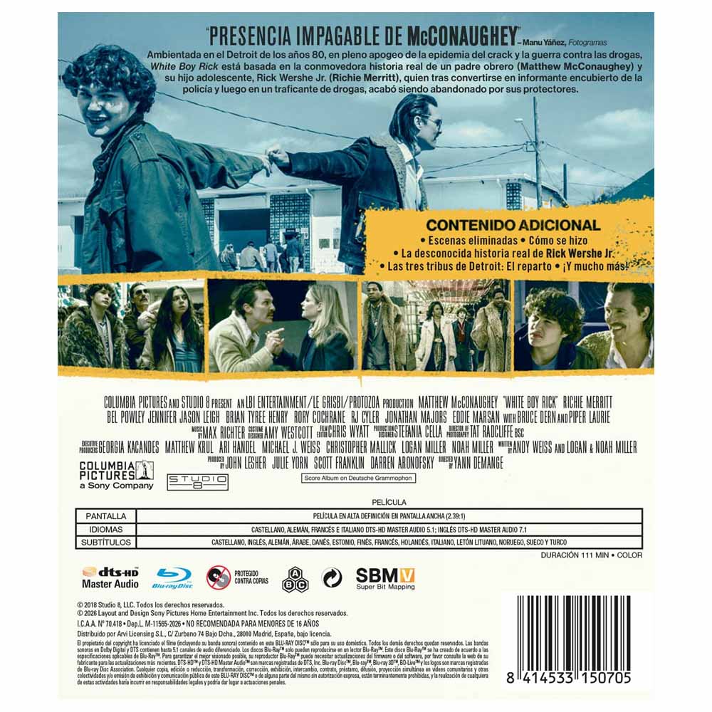 White Boy Rick Blu-Ray