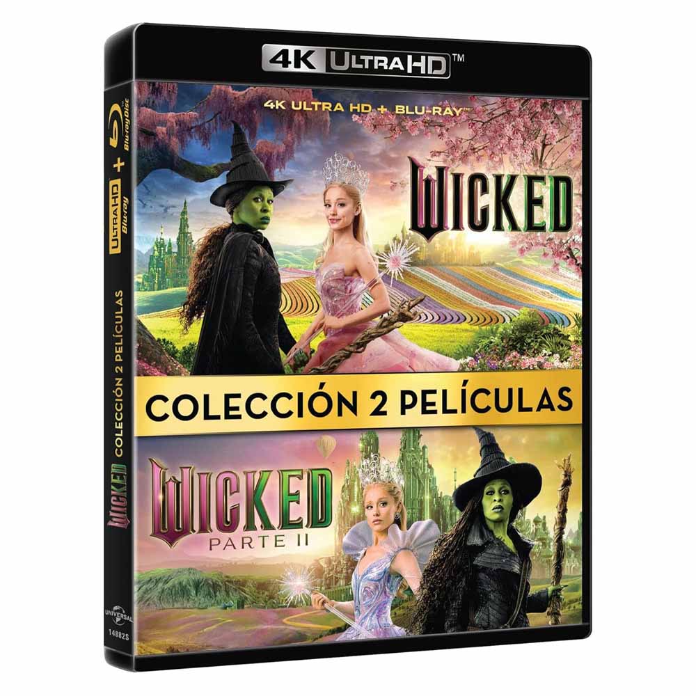 
  
  Wicked - Colección 2 Películas - 4K UHD + Blu-Ray
  
