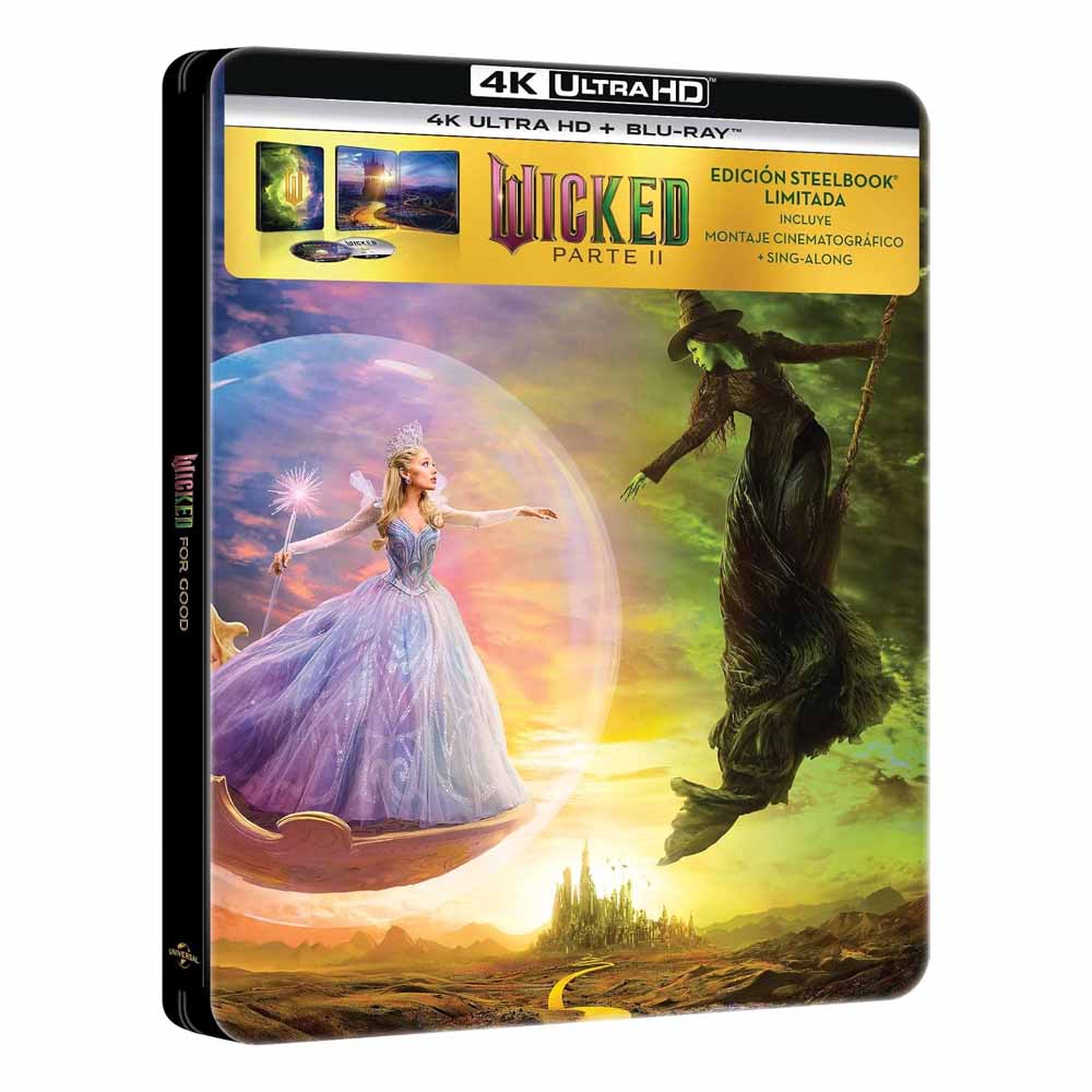 
  
  Wicked Parte II - Edición Metálica 4K UHD + Blu-Ray
  
