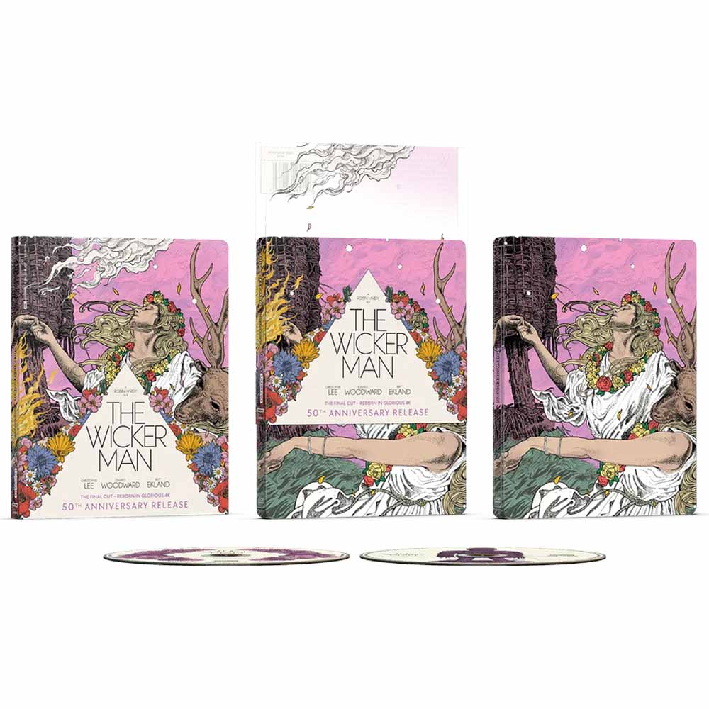 The Wicker Man - 50th Anniversary Release (Steelbook) 4K UHD + Blu-Ray (US Import) Lionsgate