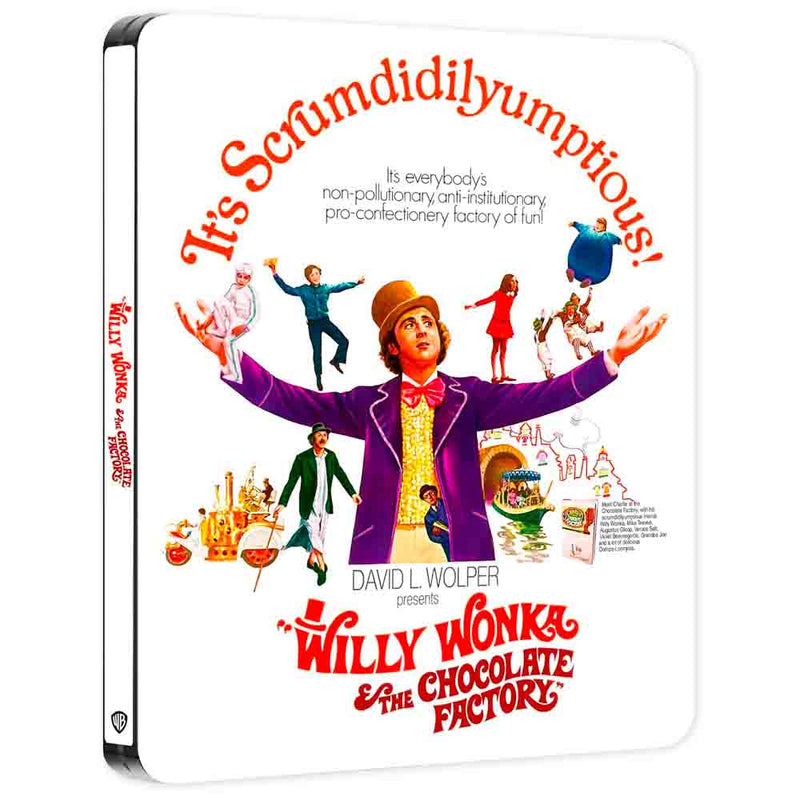 Willy Wonka and The Chocolate Factory Ltd. Steelbook (UK) 4K Ultra HD + Blu-Ray