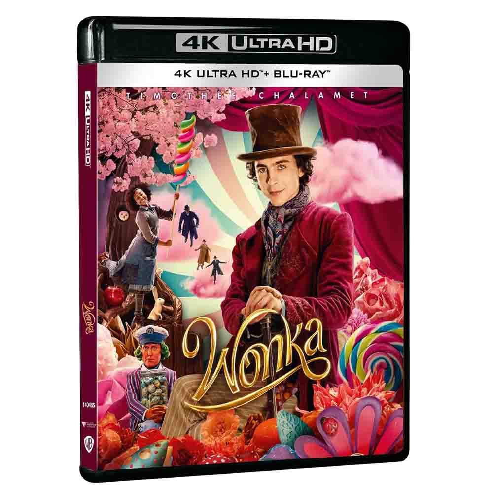 
  
  Wonka 4K UHD + Blu-Ray
  
