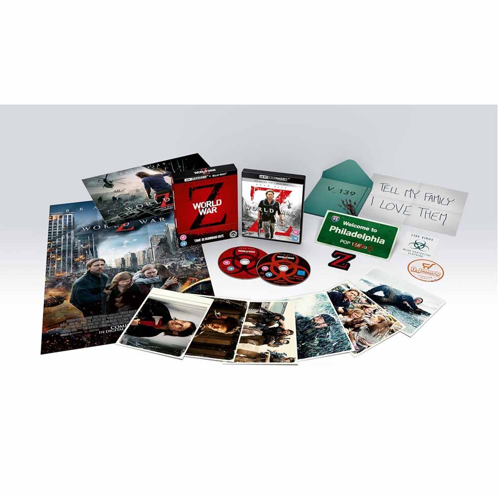 
  
  World War Z (Limited Collector's Edition) 4K UHD + Blu-Ray (UK Import)
  
