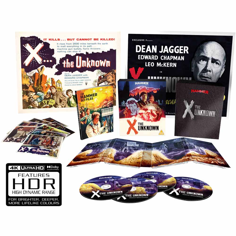 X The Unknown (Limited Collector's Edition) 4K UHD + Blu-Ray (UK Import) Hammer Films