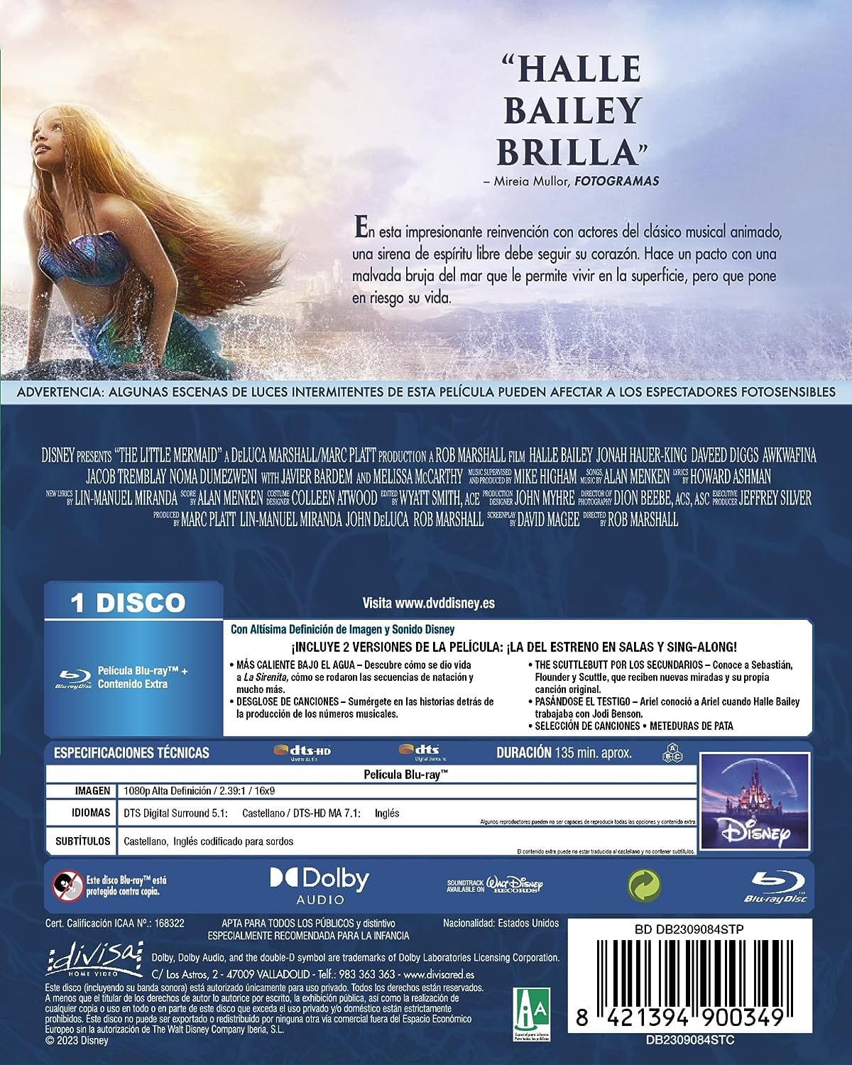 La Sirenita (Image Real) Steelbook Blu-Ray - Universe of Entertainment