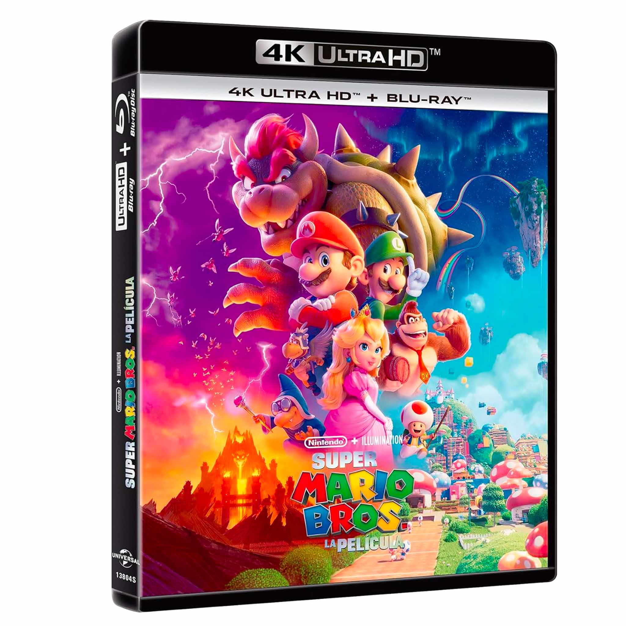 Super Mario Bros: La Pelicula 4K UHD + Blu-Ray
